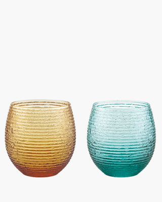 Ivv Multicolor set 6 tumblers in glass 250 ml - 8.5 oz - Buy now on ShopDecor - Discover the best products by IVV design