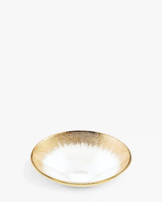 Ivv Orizzonte glass bowl with gold decoration ø 25 cm - Buy now on ShopDecor - Discover the best products by IVV design
