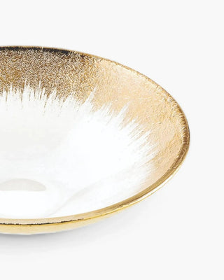 Ivv Orizzonte glass bowl with gold decoration - Buy now on ShopDecor - Discover the best products by IVV design