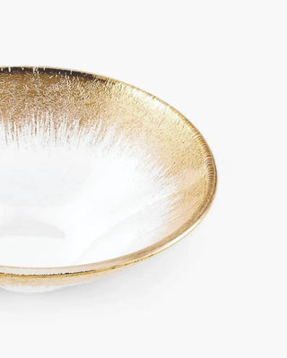 Ivv Orizzonte glass bowl with gold decoration - Buy now on ShopDecor - Discover the best products by IVV design