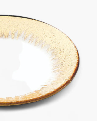 Ivv Orizzonte glass plate with gold decoration - Buy now on ShopDecor - Discover the best products by IVV design