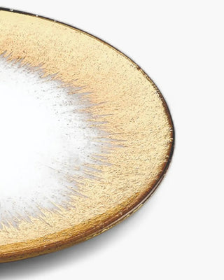 Ivv Orizzonte glass plate with gold decoration - Buy now on ShopDecor - Discover the best products by IVV design