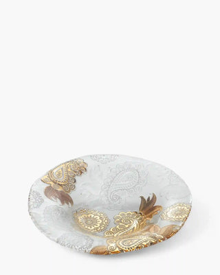 Ivv Pashmina glass bowl with gold decoration ø 33 cm - Buy now on ShopDecor - Discover the best products by IVV design