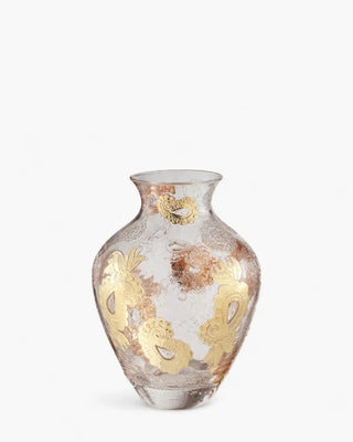 Ivv Pashmina glass vase with gold decoration h 30.5 cm - Buy now on ShopDecor - Discover the best products by IVV design