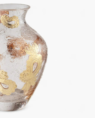 Ivv Pashmina glass vase with gold decoration - Buy now on ShopDecor - Discover the best products by IVV design
