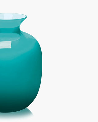 Ivv Rialto glass vase with milk white interior