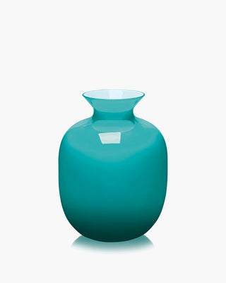 Ivv Rialto glass vase with milk white interior
