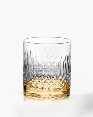 Ivv Shake & Stir set 4 glass tumblers diamond pattern - Buy now on ShopDecor - Discover the best products by IVV design