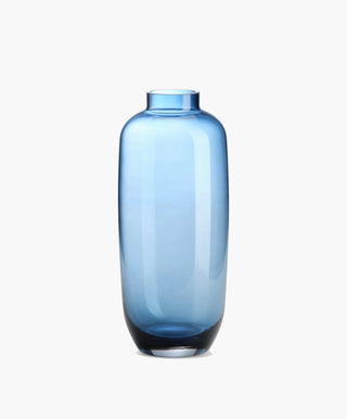 Ivv Silhouette vase in blue colored glass h 35.5 - h 14 in - Buy now on ShopDecor - Discover the best products by IVV design