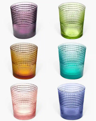 Ivv Speedy set 6 glass tumblers Multicolour - Buy now on ShopDecor - Discover the best products by IVV design