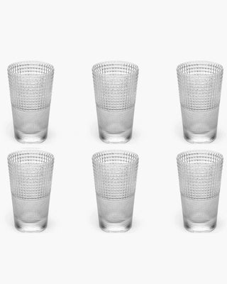 Ivv Speedy set 6 tall glass tumbler 400 ml - 13.53 oz - Buy now on ShopDecor - Discover the best products by IVV design