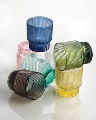 Ivv Todomodo set 6 tumblers in glass 300 ml - 10.1 oz - Buy now on ShopDecor - Discover the best products by IVV design