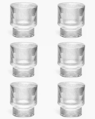 Ivv Todomodo set 6 glass tumblers Transparent - Buy now on ShopDecor - Discover the best products by IVV design