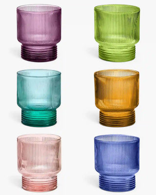 Ivv Todomodo set 6 glass tumblers Multicolour - Buy now on ShopDecor - Discover the best products by IVV design