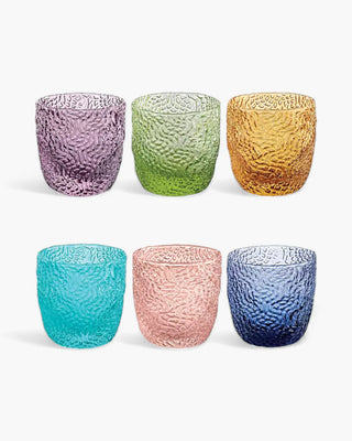 Ivv Tricot set 6 tumblers in glass 300 ml - 10.10 oz Multicolour - Buy now on ShopDecor - Discover the best products by IVV design