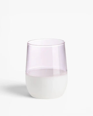 Ivv Unametà set 6 borosilicate glass tumblers in two-tone colors - Buy now on ShopDecor - Discover the best products by IVV design