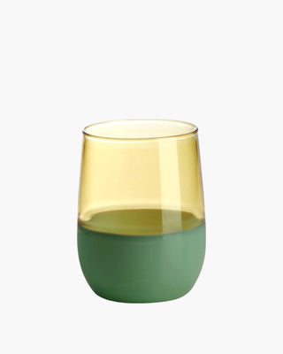 Ivv Unametà set 6 borosilicate glass tumblers in two-tone colors