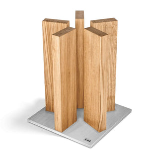 Kai Shun Stonehenge magnetic knife block Kai Oak Stainless steel 10 knives - Buy now on ShopDecor - Discover the best products by KAI design