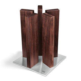 Kai Shun Stonehenge magnetic knife block Kai Walnut Stainless steel 10 knives - Buy now on ShopDecor - Discover the best products by KAI design