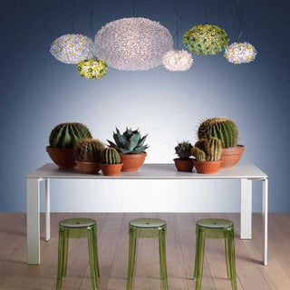 Kartell Bloom transparent suspension lamp diam. 53 cm. - Buy now on ShopDecor - Discover the best products by KARTELL design