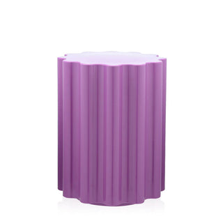 Kartell Colonna stool/side table H. 46 cm. Kartell Purple 30 - Buy now on ShopDecor - Discover the best products by KARTELL design