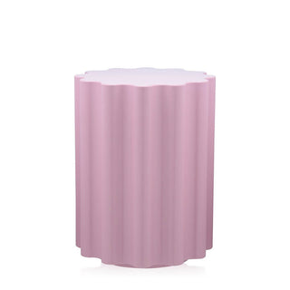 Kartell Colonna stool/side table H. 46 cm. Kartell Pink 31 - Buy now on ShopDecor - Discover the best products by KARTELL design