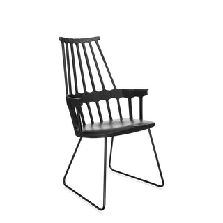 Kartell Comback armchair with sled base - Buy now on ShopDecor - Discover the best products by KARTELL design