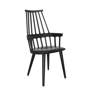 Kartell Comback armchair with wood legs - Buy now on ShopDecor - Discover the best products by KARTELL design