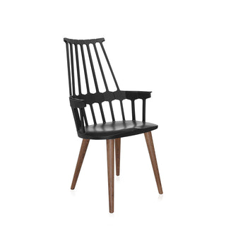 Kartell Comback armchair with wood legs - Buy now on ShopDecor - Discover the best products by KARTELL design