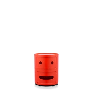 Kartell Componibili Smile 2 - red container with 2 drawers - Buy now on ShopDecor - Discover the best products by KARTELL design