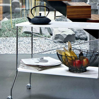 Kartell Flip folding trolley with steel structure - Buy now on ShopDecor - Discover the best products by KARTELL design