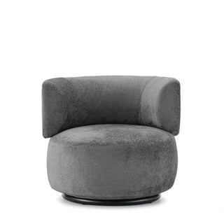 Kartell K-Wait armchair in Chenille fabric Kartell Chenille DB Grey - Buy now on ShopDecor - Discover the best products by KARTELL design