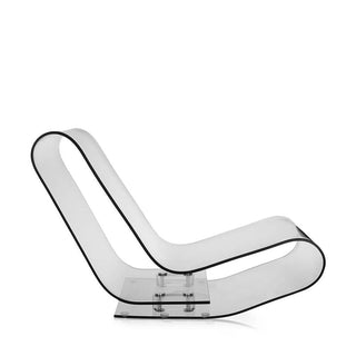 Kartell LCP transparent chaise longue for indoor use - Buy now on ShopDecor - Discover the best products by KARTELL design