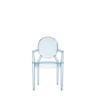 Kartell Lou Lou Ghost armchair for children Kartell Light blue Y5 - Buy now on ShopDecor - Discover the best products by KARTELL design