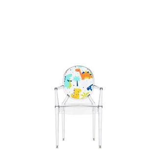 Kartell Lou Lou Ghost Special Edition armchair for children with dinosaur - Buy now on ShopDecor - Discover the best products by KARTELL design