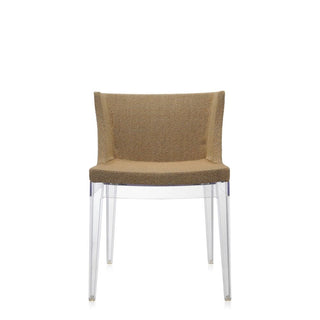 Kartell Mademoiselle Kravitz armchair raffia fabric woven fabric with transparent structure - Buy now on ShopDecor - Discover the best products by KARTELL design