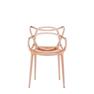 Kartell Masters metallized armchair Kartell Copper RR - Buy now on ShopDecor - Discover the best products by KARTELL design