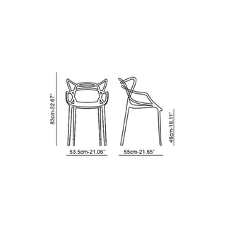 Kartell Masters armchair - Buy now on ShopDecor - Discover the best products by KARTELL design