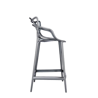 Kartell Masters metallized stool with seat H. 65 cm. - Buy now on ShopDecor - Discover the best products by KARTELL design