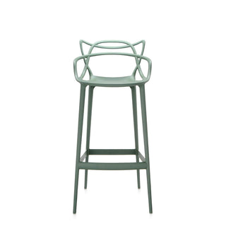 Kartell Masters stool with seat H. 75 cm. Kartell Sage green 14 - Buy now on ShopDecor - Discover the best products by KARTELL design