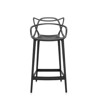 Kartell Masters stool with seat H. 65 cm. Kartell Black 09 - Buy now on ShopDecor - Discover the best products by KARTELL design