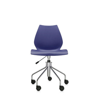 Kartell Maui swivel chair Kartell Navy blue 3M - Buy now on ShopDecor - Discover the best products by KARTELL design