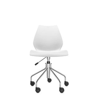 Kartell Maui swivel chair Kartell Zinc white 2M - Buy now on ShopDecor - Discover the best products by KARTELL design