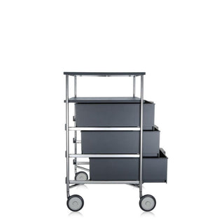 Kartell Mobil chest of drawers with 3 drawers, 1 shelf and wheels - Buy now on ShopDecor - Discover the best products by KARTELL design