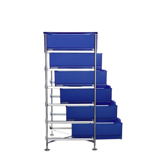 Kartell Mobil chest of drawers with 6 drawers - Buy now on ShopDecor - Discover the best products by KARTELL design