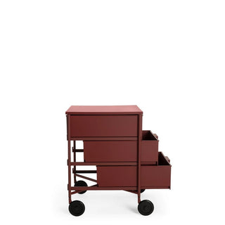 Kartell Mobil Mat chest of drawers with 3 drawers and wheels - Buy now on ShopDecor - Discover the best products by KARTELL design