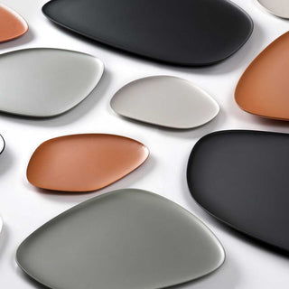 Kartell Namastè set 3 black table plates - Buy now on ShopDecor - Discover the best products by KARTELL design