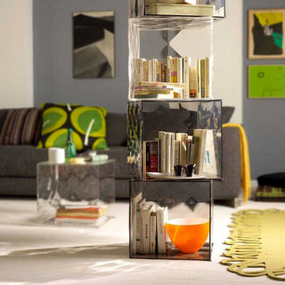 Kartell Optic cube-shaped container without door - Buy now on ShopDecor - Discover the best products by KARTELL design