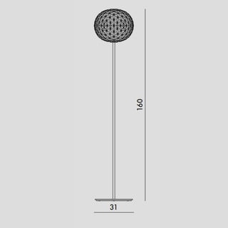 Kartell Planet dimmable floor lamp LED h 160 cm. - Buy now on ShopDecor - Discover the best products by KARTELL design