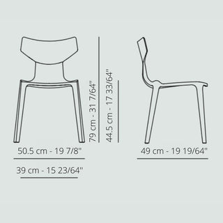 Kartell Re-Chair recycled technopolymer chair - Buy now on ShopDecor - Discover the best products by KARTELL design